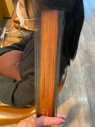 セミロング カラー パーマ ヘアアレンジ メンズ キッズ ネイル マツエク・マツパ 🌈髪質改善・美髪矯 正・平野瀬乃🌈のヘアスタイル