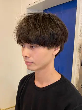 ショート メンズ JINKIメンズ特化 メンズカットパーマのヘアスタイル