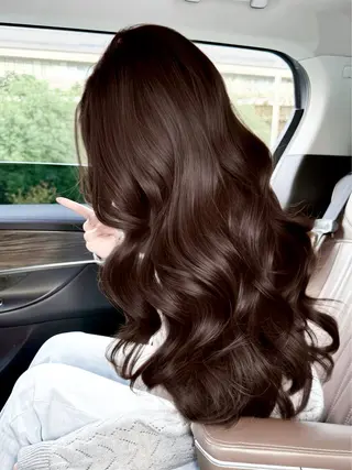 カラー ワンホン風ヘア まなのヘアスタイル