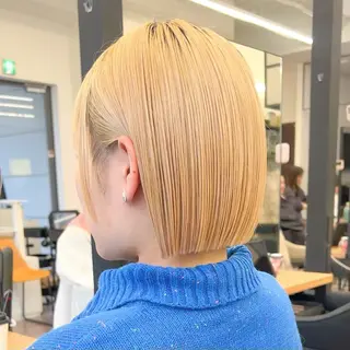 ショート カラー 🎀韓国ボブ/ハイト ーン/まりん🎀のヘアスタイル