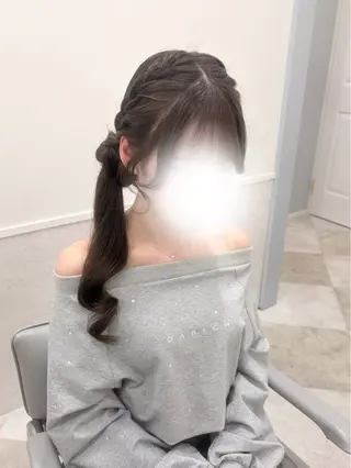 セミロング 木村 しずかのヘアスタイル