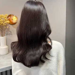 ミディアム カラー 高畑 恵莉 👒 暖色 / 艶髪 🧺のヘアスタイル