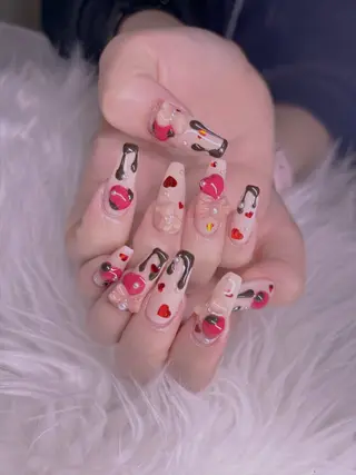 ネイル 長さだし専門店 M2　rikaのネイルデザイン