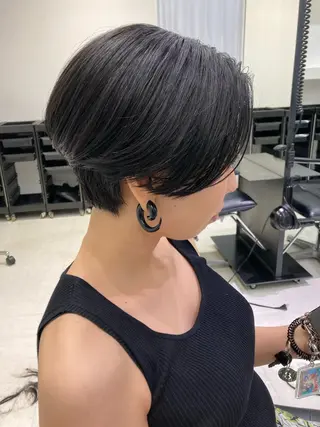 ショート カラー 💖ブリーチなし透明 感💖ASAHIのヘアスタイル
