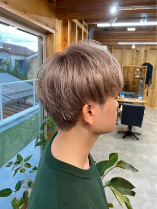 メンズ まろみ暖色×ボブ ×chia🕯のヘアスタイル