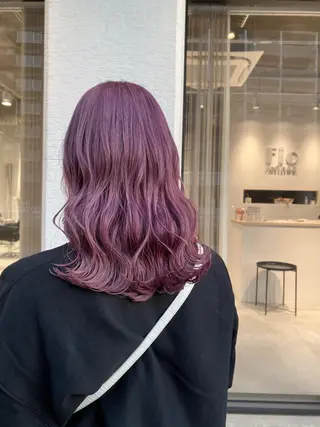 セミロング 🍑もも 🍑のヘアスタイル