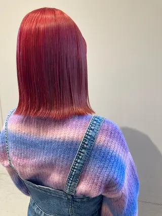 ミディアム カラー 透明感カラー🫧 nanohaのヘアスタイル