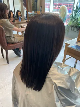 ミディアム cloe中目黒店所属・Cloe中目黒店 さなのヘアスタイル