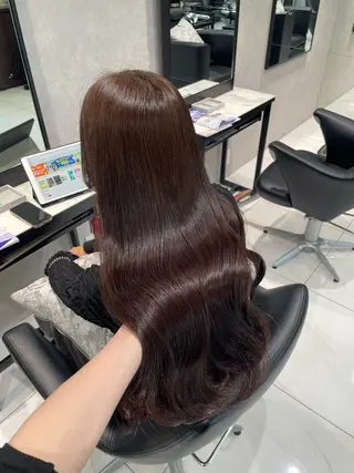 ロング 内藤 藍夏のヘアスタイル