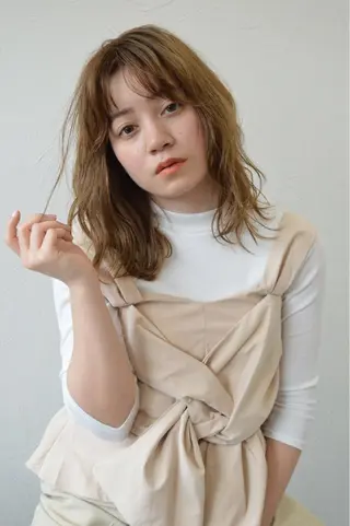 ミディアム 【今だけブリーチ 限定価格💕】すみのヘアスタイル