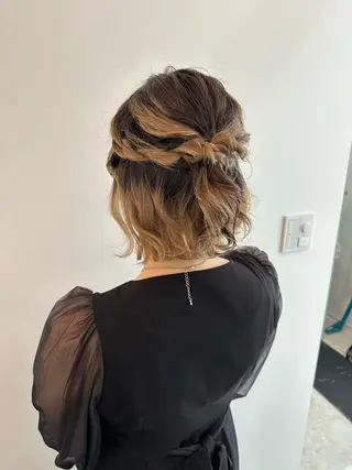 ショート ヘアアレンジ レイヤー/ナチュラル 💐nao.のヘアスタイル