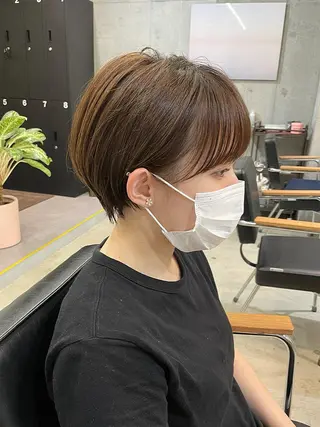 ショート カラー 【ショートカット 美髪矯正】今井隆太のヘアスタイル