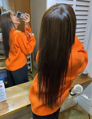 ロング うる艶×韓国hair 💠明日香💠のヘアスタイル