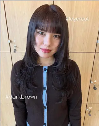 ロング vince gio 彩織のヘアスタイル