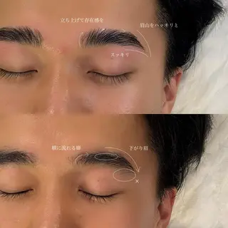 メンズ アイブロウ GO TODAY SHAiRE SALON Vellmie店所属・吉祥寺kasumi 🌛eye/browのマツエク・マツパデザイン