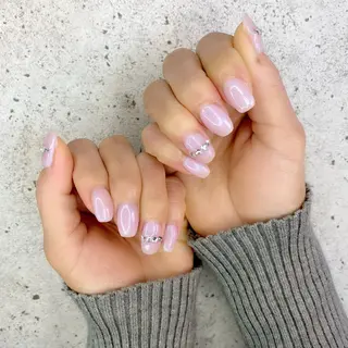 ショート カラー パーマ ヘアアレンジ メンズ キッズ ネイル マツエク・マツパ アイブロウ Salon Kのネイルデザイン