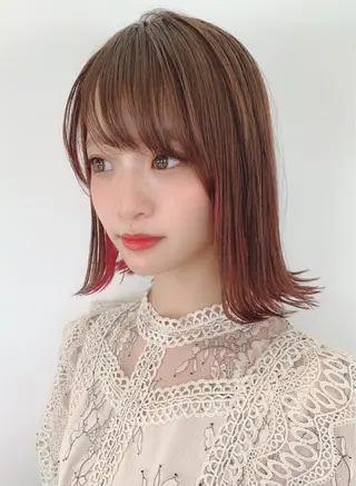 ショート カラー ボブ　ショート 特化 迫田紘史のヘアスタイル