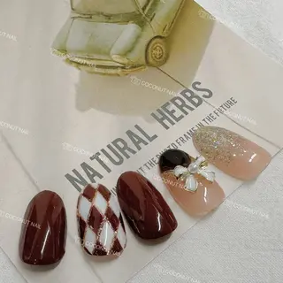 ネイル 神田 ココナッツのネイルデザイン