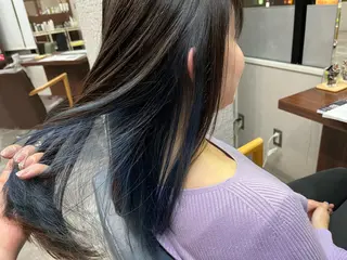 ロング カラー 長内 大明のヘアスタイル