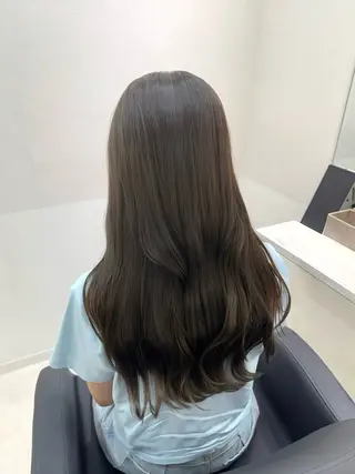 ロング カラー 三宮/艶髪カラー /縮毛矯正/北條弘樹のヘアスタイル