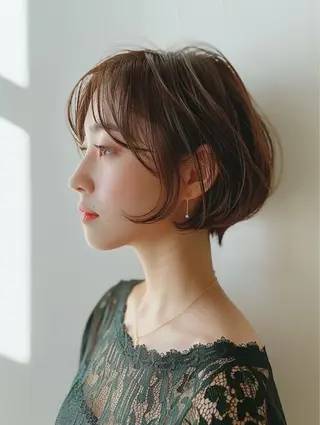 ショート natsumi🍀艶 カラー/美髪縮毛のヘアスタイル