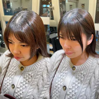 ミディアム ショート/縮毛矯正 /大宮/惇平のヘアスタイル