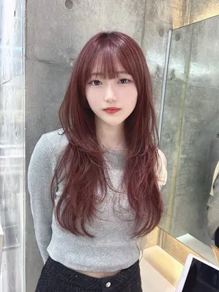 セミロング 谷川が作る熊本1🥇 レイヤーカットのヘアスタイル