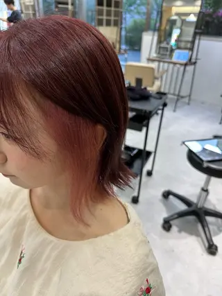 ショート カラー ICHIKA/暖色 カラー / Wカラーのヘアスタイル