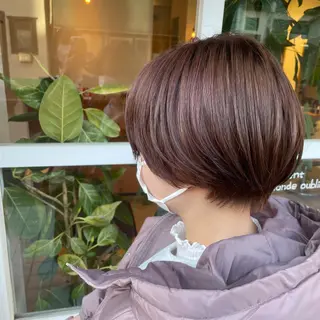ショート カラー ヘアアレンジ 鴫原 亜弥のヘアスタイル