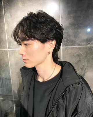 パーマ ヘアアレンジ メンズ メンズ特化✂️栗原 侑也のヘアスタイル