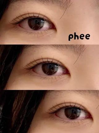 マツエク・マツパ phee フィーのマツエク・マツパデザイン