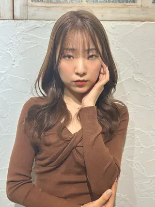 ロング カラー レイヤー/似合わせ /もえ🍊のヘアスタイル