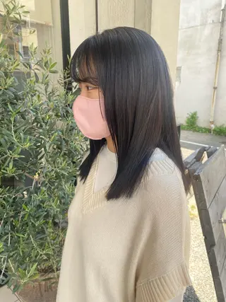 ミディアム 小野田 航己のヘアスタイル