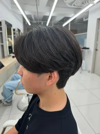 ショート パーマ メンズ 【メンズ縮毛矯正】 田中秀斗のヘアスタイル