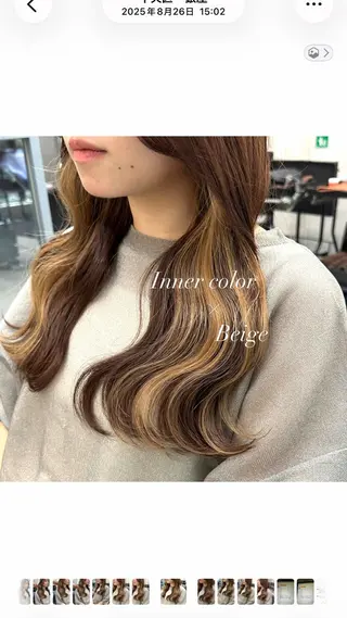 ロング カラー Misora/ボブ/ レイヤー/艶カラーのヘアスタイル