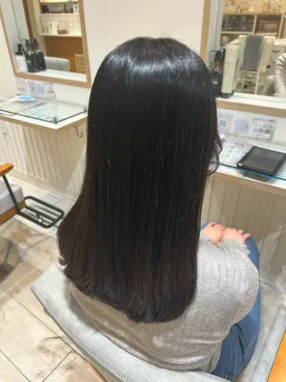 セミロング 大川 夏実のヘアスタイル