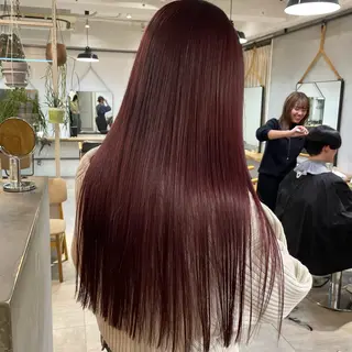 ロング 盛れる透明感カラー・ momokaのヘアスタイル