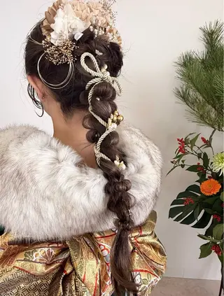 ヘアアレンジ 陰山 友咲のヘアスタイル