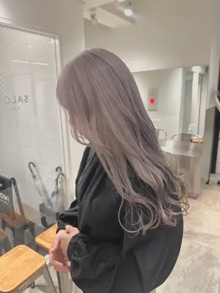 ロング カラー ハイトーン･髪質改善 MIOKAのヘアスタイル