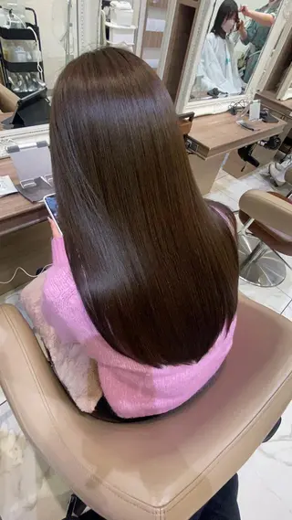 ロング カラー パーマ 完全美髪特化 髪質改善/島　悠輔のヘアスタイル