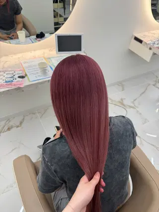 カラー 安藤 千聖のヘアスタイル