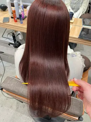 ロング かめい りなのヘアスタイル