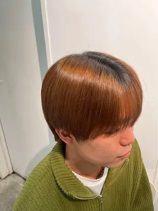 カラー メンズ 暖色カラー/艶カラー mitsuki🌴のヘアスタイル
