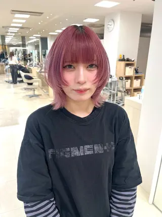 ショート カラー 暖色専門美容師🎀 お客様満足度◎のヘアスタイル