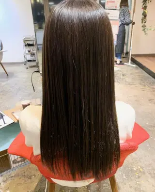 ロング ショート 縮毛矯正 レイヤー🌿FUKUのヘアスタイル