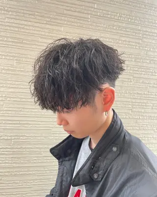 パーマ メンズ 仙台/メンズ/ フェザー/リョウのヘアスタイル