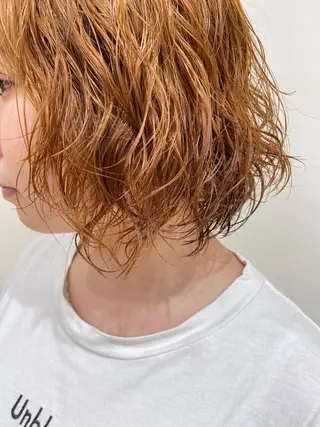 ミディアム パーマ ayaka #パーマ#アレンジのヘアスタイル