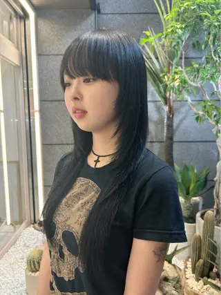 ロング カラー 🦋sana🦋 似合わせカット✁のヘアスタイル