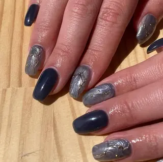 ミディアム 古島 里彩のネイルデザイン