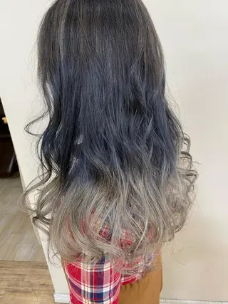 カラー SALOWIN栄 高須大貴のヘアスタイル